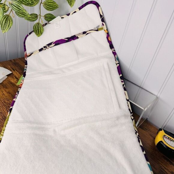 Vera Bradley Changing Pad Clutch Plum Crazy Baby Roll-out Diaper Mat (retired) - Picture 5 of 7